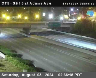 SB 15 at Adams Ave (On Ramp)