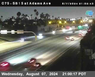 SB 15 at Adams Ave (On Ramp)