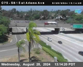 SB 15 at Adams Ave (On Ramp)