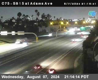 SB 15 at Adams Ave (On Ramp)