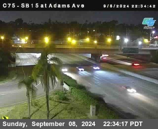 SB 15 at Adams Ave (On Ramp)