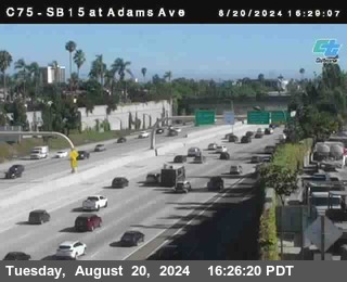 SB 15 at Adams Ave (On Ramp)