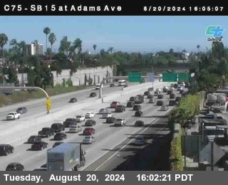 SB 15 at Adams Ave (On Ramp)