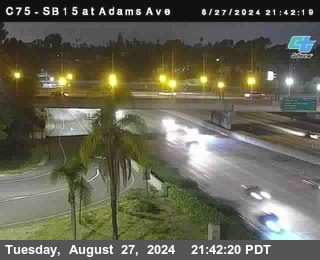 SB 15 at Adams Ave (On Ramp)