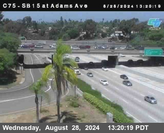 SB 15 at Adams Ave (On Ramp)