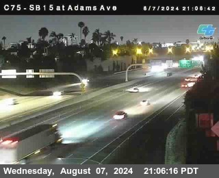 SB 15 at Adams Ave (On Ramp)