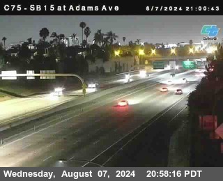 SB 15 at Adams Ave (On Ramp)