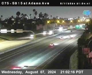 SB 15 at Adams Ave (On Ramp)