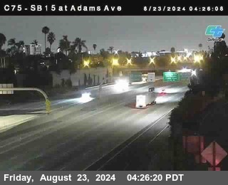 SB 15 at Adams Ave (On Ramp)