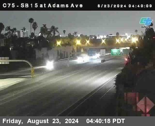 SB 15 at Adams Ave (On Ramp)