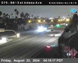 SB 15 at Adams Ave (On Ramp)