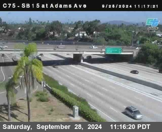 SB 15 at Adams Ave (On Ramp)