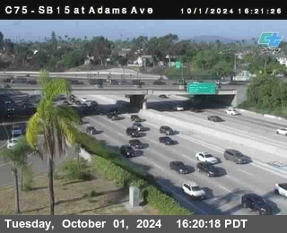 SB 15 at Adams Ave (On Ramp)