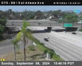 SB 15 at Adams Ave (On Ramp)