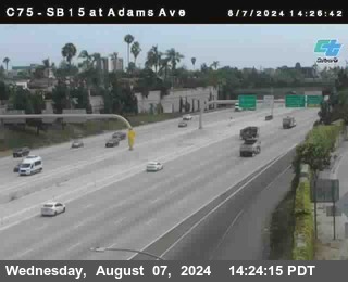 SB 15 at Adams Ave (On Ramp)