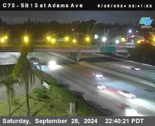 SB 15 at Adams Ave (On Ramp)