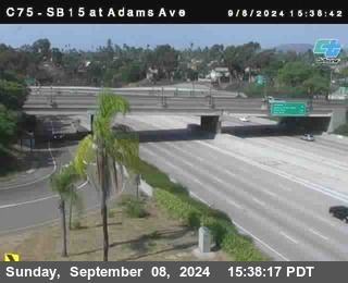 SB 15 at Adams Ave (On Ramp)