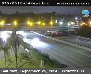 SB 15 at Adams Ave (On Ramp)