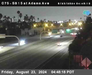 SB 15 at Adams Ave (On Ramp)