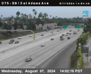 SB 15 at Adams Ave (On Ramp)