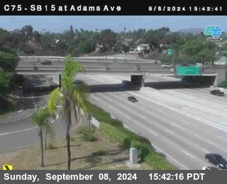 SB 15 at Adams Ave (On Ramp)