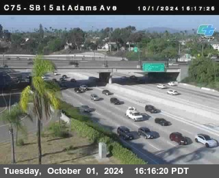 SB 15 at Adams Ave (On Ramp)