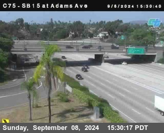 SB 15 at Adams Ave (On Ramp)