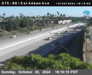 SB 15 at Adams Ave (On Ramp)