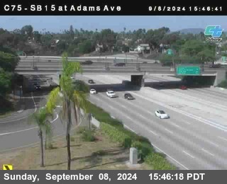 SB 15 at Adams Ave (On Ramp)