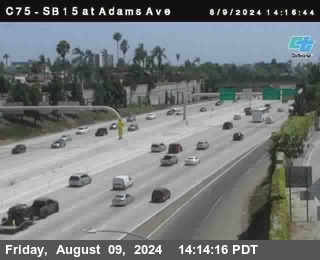 SB 15 at Adams Ave (On Ramp)