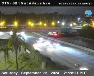 SB 15 at Adams Ave (On Ramp)