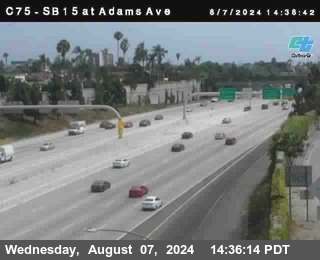 SB 15 at Adams Ave (On Ramp)