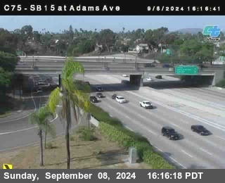 SB 15 at Adams Ave (On Ramp)