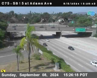 SB 15 at Adams Ave (On Ramp)