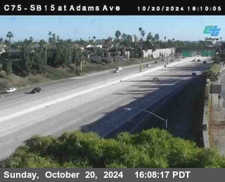 SB 15 at Adams Ave (On Ramp)