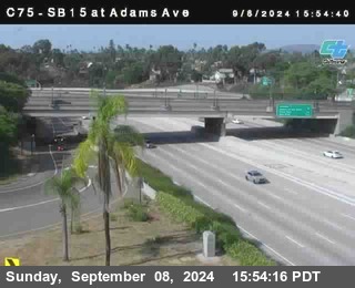 SB 15 at Adams Ave (On Ramp)