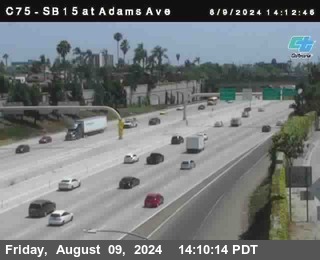 SB 15 at Adams Ave (On Ramp)