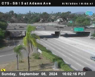 SB 15 at Adams Ave (On Ramp)