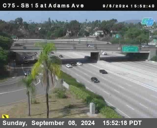 SB 15 at Adams Ave (On Ramp)