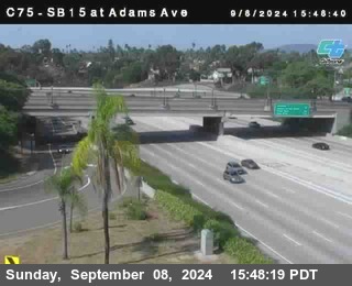 SB 15 at Adams Ave (On Ramp)