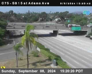 SB 15 at Adams Ave (On Ramp)