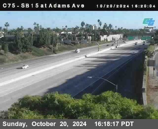 SB 15 at Adams Ave (On Ramp)