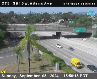 SB 15 at Adams Ave (On Ramp)