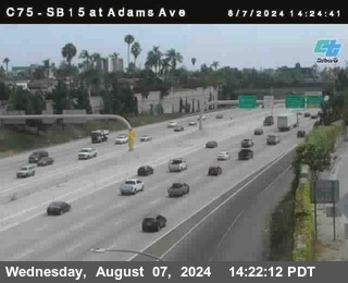 SB 15 at Adams Ave (On Ramp)