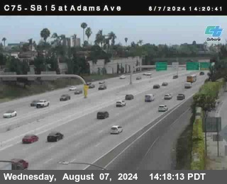 SB 15 at Adams Ave (On Ramp)