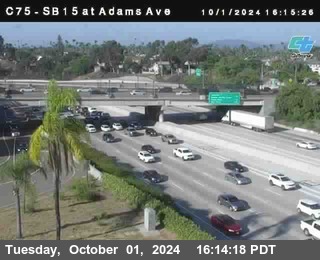 SB 15 at Adams Ave (On Ramp)