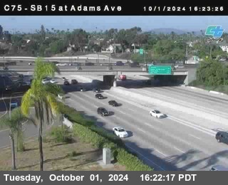 SB 15 at Adams Ave (On Ramp)