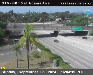 SB 15 at Adams Ave (On Ramp)