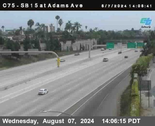 SB 15 at Adams Ave (On Ramp)