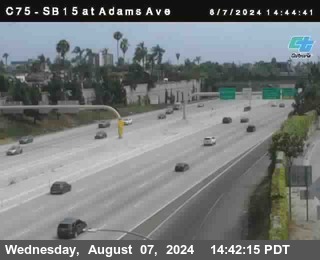 SB 15 at Adams Ave (On Ramp)